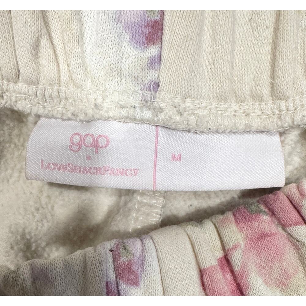 Gap × LoveShackFancy Floral Joggers Sweatpants Lounge Size Kids 8-9Y (M) - Picture 4 of 4